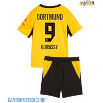 Camisa de time de futebol Borussia Dortmund Serhou Guirassy #9 Replicas 1º Equipamento Infantil 2026-27 Manga Curta (+ Calças curtas)